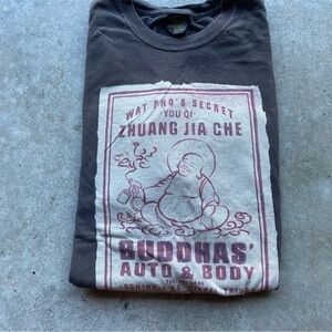 Vintage Lucky Brand Buddha Auto Body Shirt Classic Fit Made In USA
Size XL